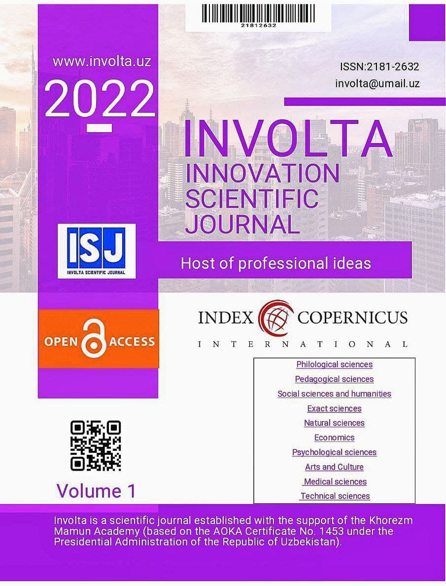					View Vol. 1 No. 13 (2022): Involta Scientific Journal
				
